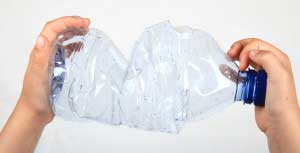 Assess Behaviour of PET Bottle under Increasing Pressure