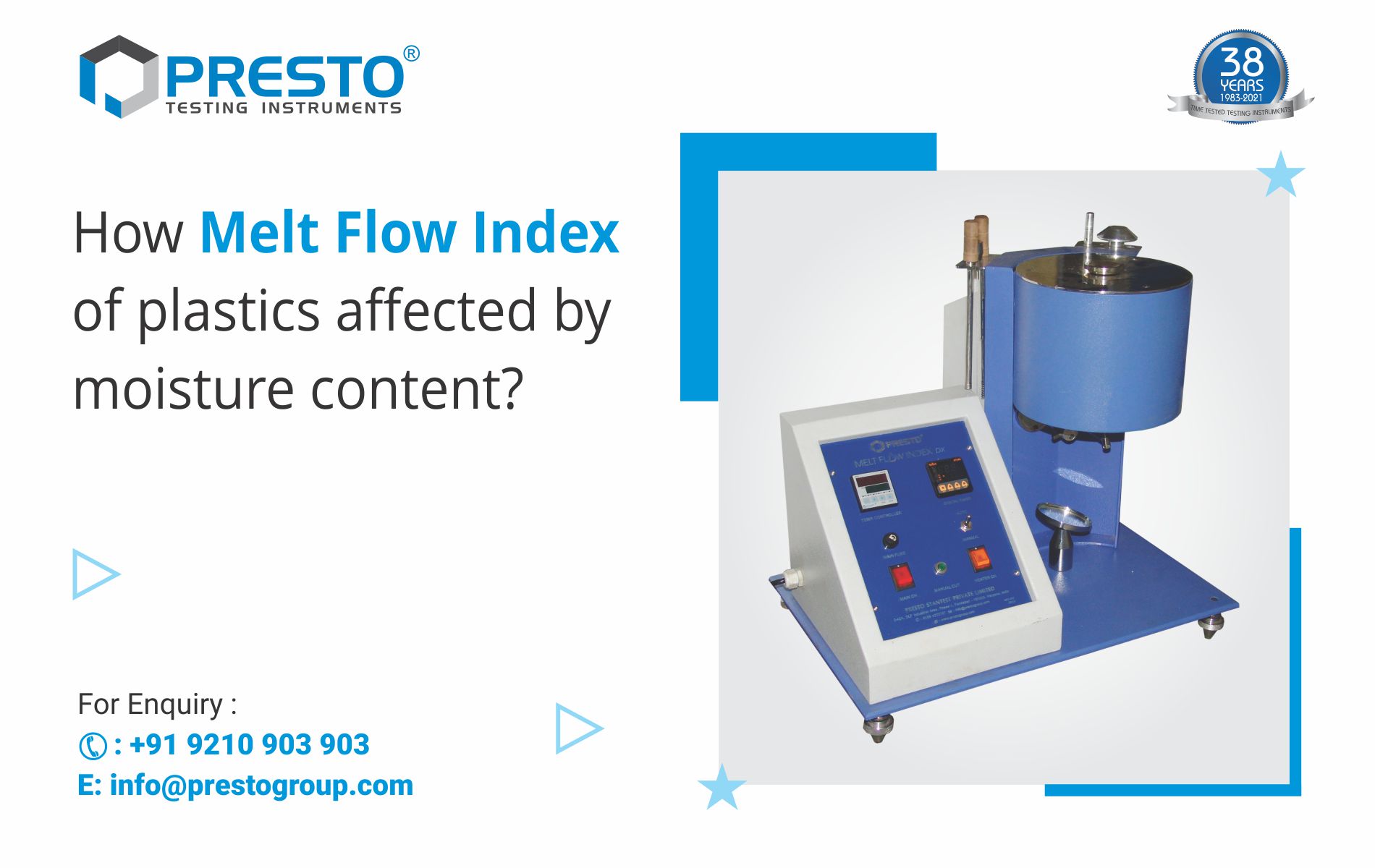 How Melt Flow Index of plastics affected by Moisture Content?