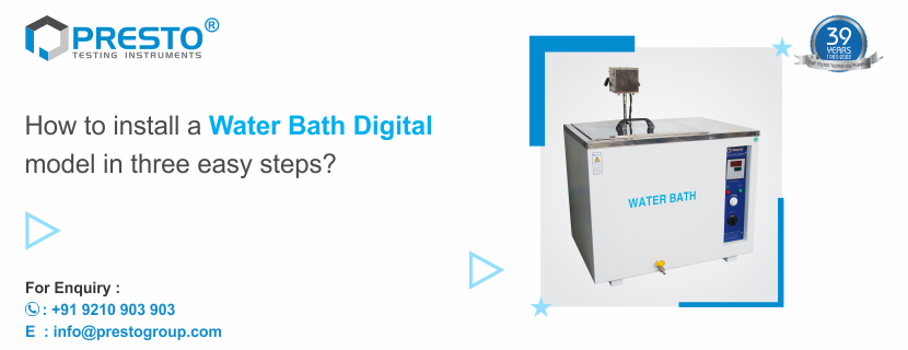 How To Install A Water Bath Digital Model In Three Easy Steps?