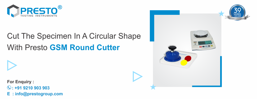 Cut The Specimen In A Circular Shape With Presto GSM Round Cutter