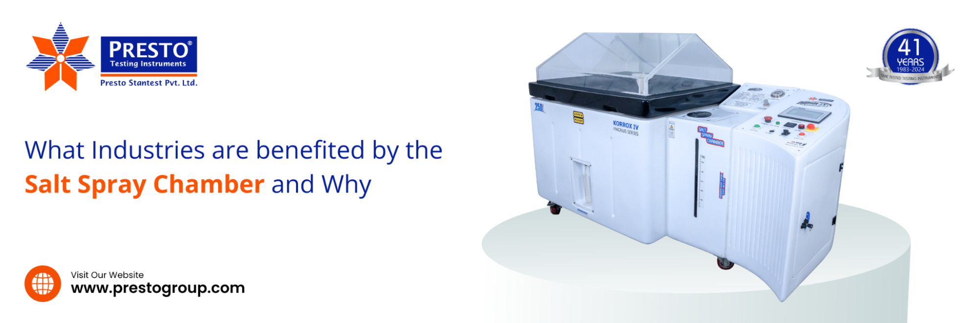 What Industries benefit from the  Salt Spray Chamber and Why?