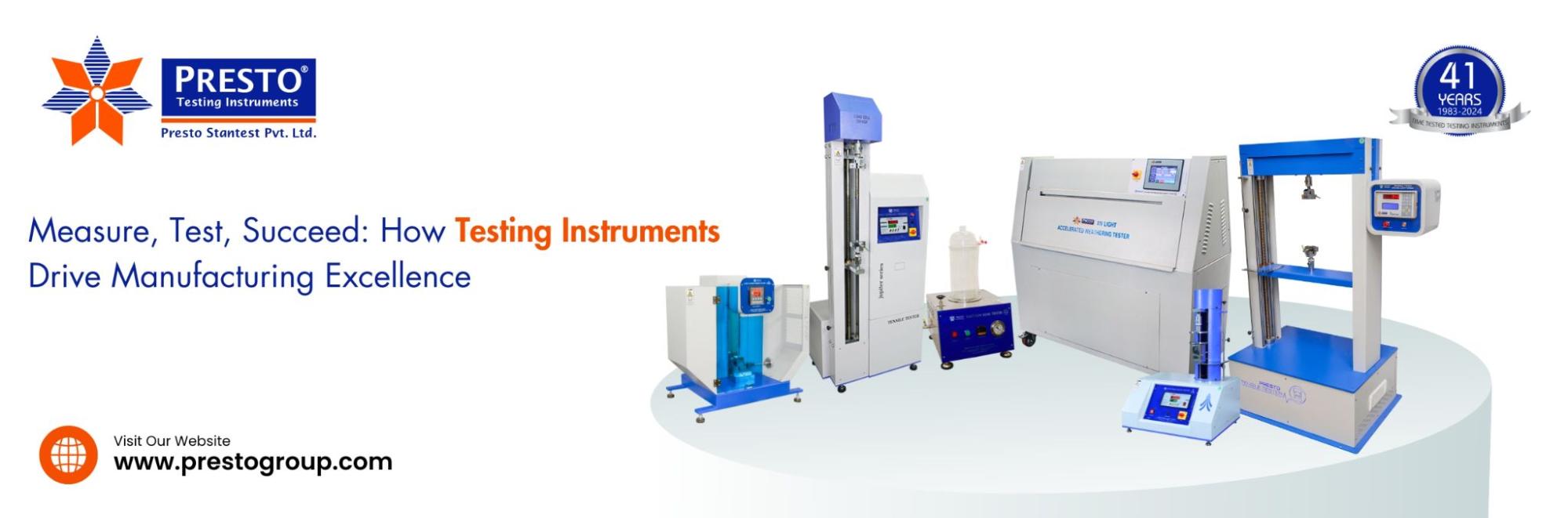 How Testing Instruments Drive Manufacturing Excellence