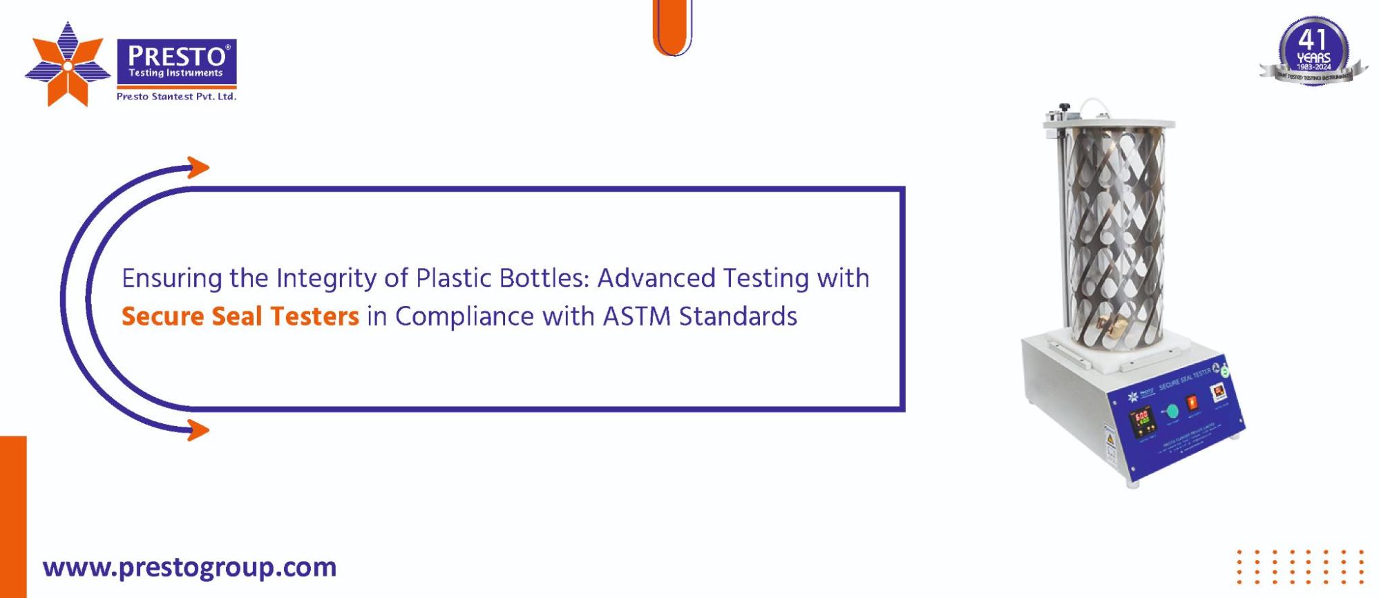 Advanced Testing with Secure Seal Testers in Compliance with ASTM Standards