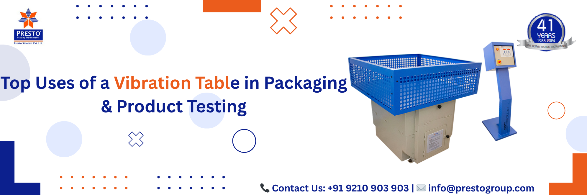 Top Uses of a Vibration Table in Packaging & Product Testing