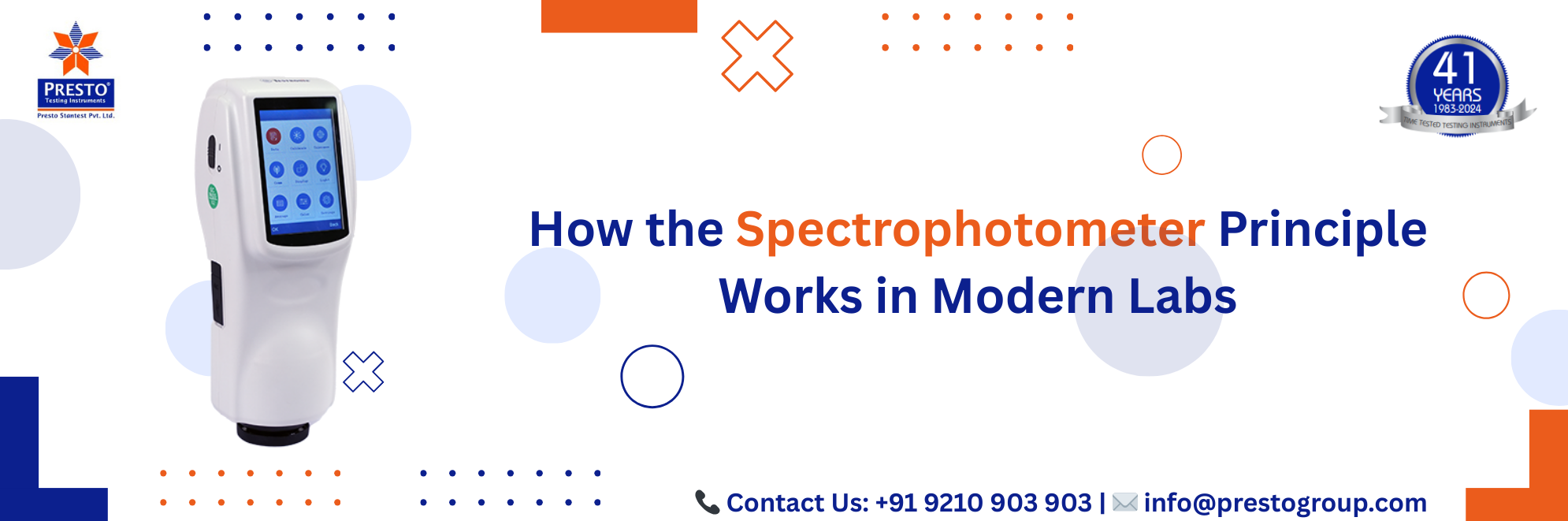 How the Spectrophotometer Principle Works in Modern Labs