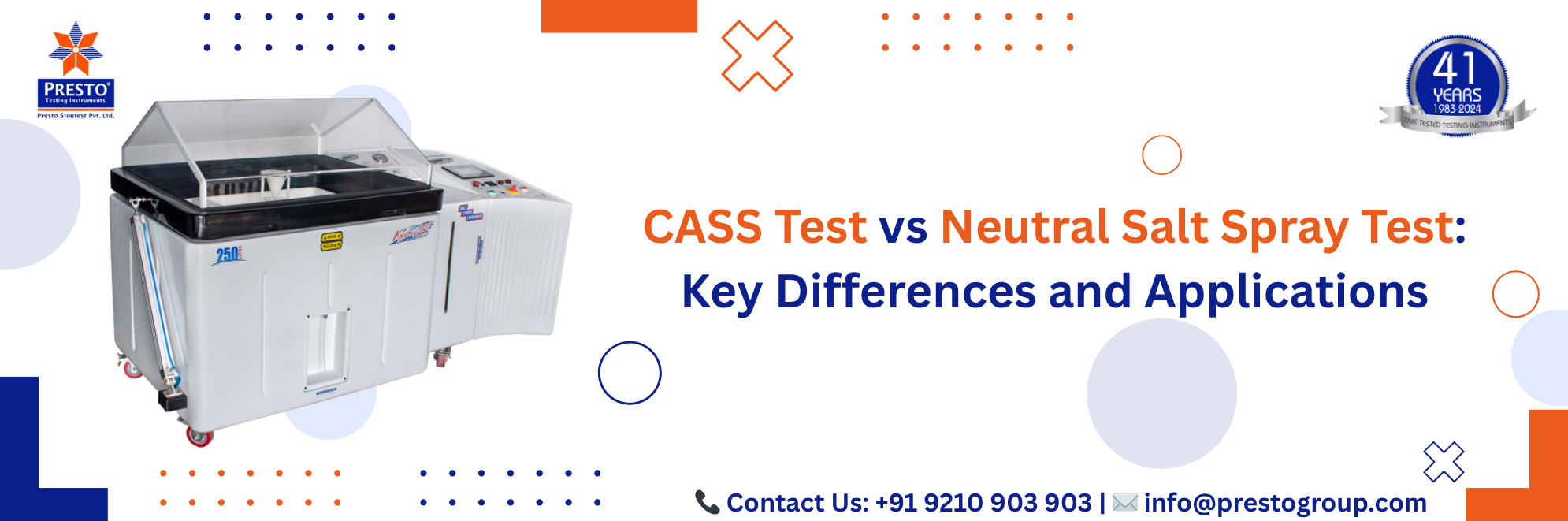 CASS Test vs Neutral Salt Spray Test