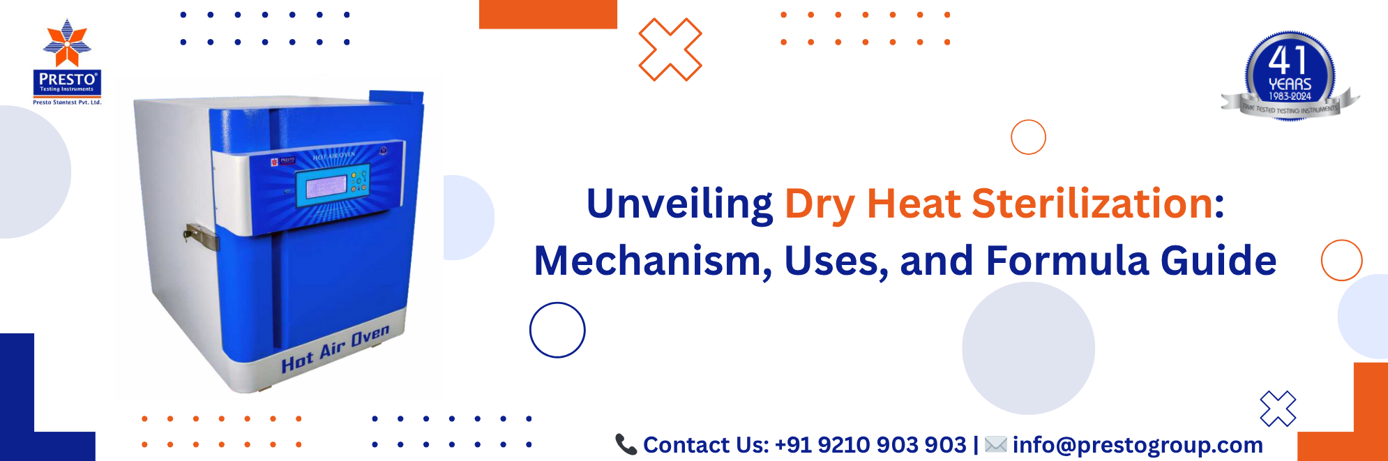 Unveiling Dry Heat Sterilization: Mechanism, Uses, and Formula Guide