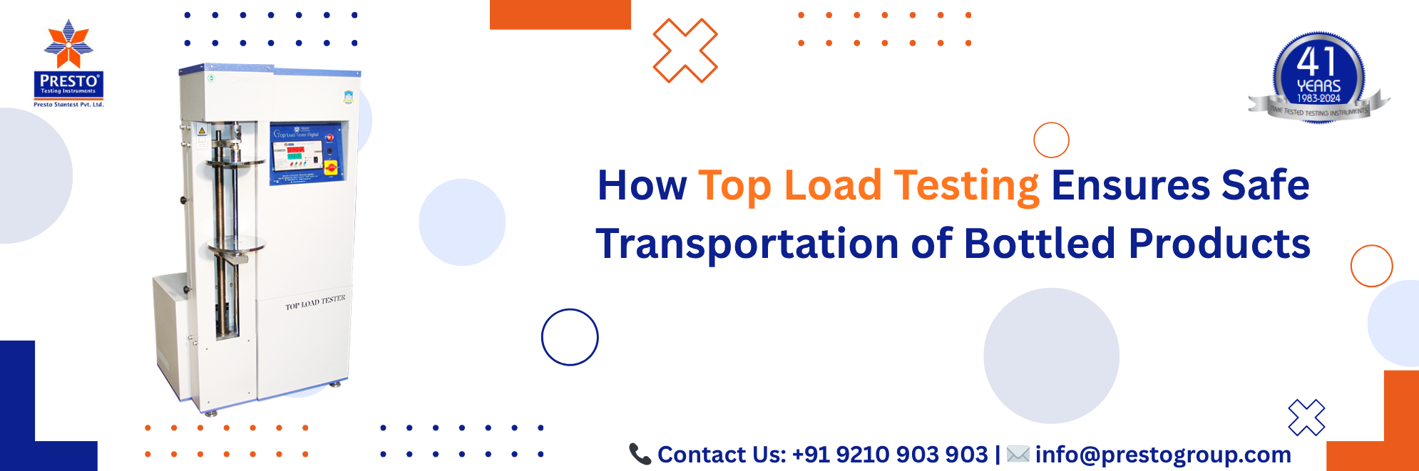 How Top Load Testing Ensures Safe Transportation of Bottled Products